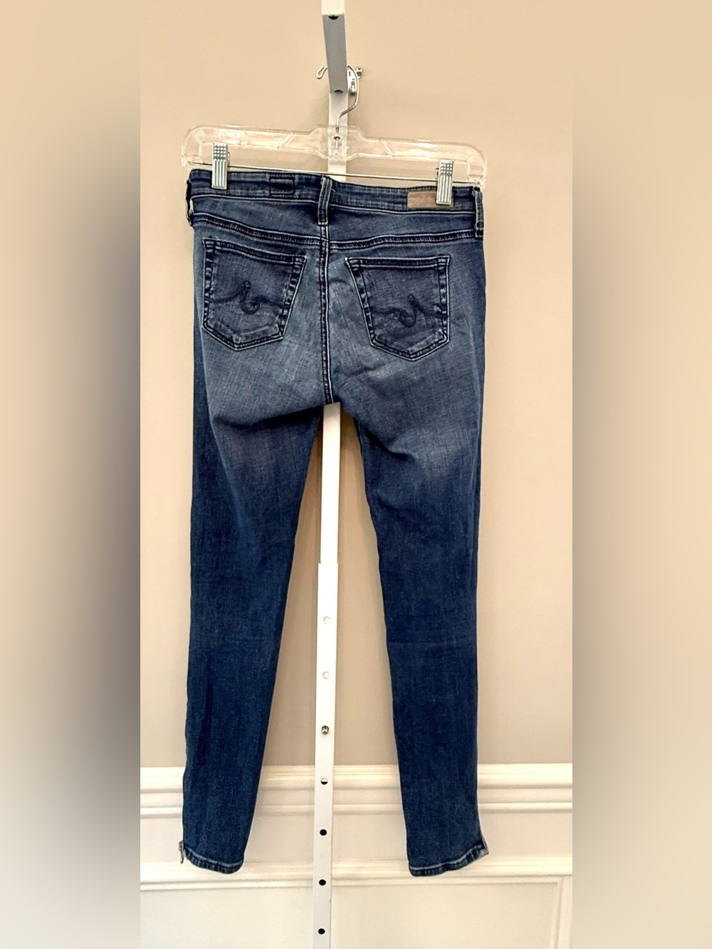 AG Adriano Goldschmied Zip-Up Legging Ankle Skinny Jeans Size 25 - Picture 6 of 15